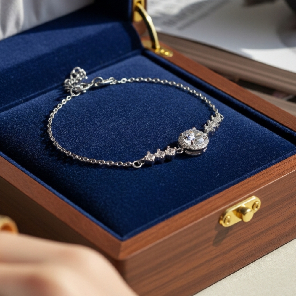 Moissanite 1 CT Bracelet
